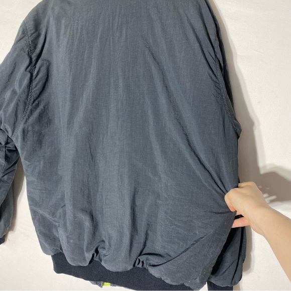 Vintage Alberta Grain Pool Westco Black & Yellow Jacket with Embroidered Logo L - Picture 9 of 15